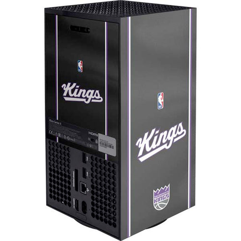NBA Sacramento Kings Jersey XBox Series X Digital Edition Console Skin
